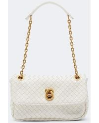 Bottega Veneta - Madison Intrecciato Leather Shoulder Bag - Lyst