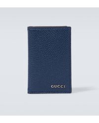Gucci - Logo Leather Card Case - Lyst