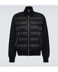 Tom Ford - Quilted Zip-up Jacket Black - Lyst