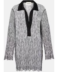 TOVE - Lucie Floral Lace Silk Top - Lyst