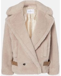 Max Mara - Radice Alpaca, Wool, And Silk Teddy Jacket - Lyst