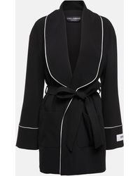 Dolce & Gabbana - X Kim Wool-blend Pajama Jacket - Lyst