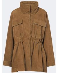 Rohe - Veste Oversize En Daim - Lyst