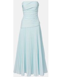 Jonathan Simkhai - Arie Pleated Bustier Dress - Lyst