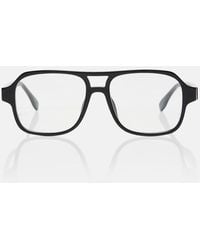 Fendi - Ff Squared Aviator Glasses - Lyst