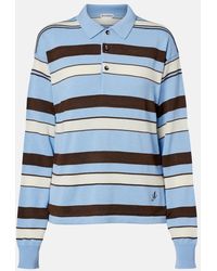 JW Anderson - Striped Polo Shirt - Lyst