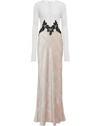 Gabriela Hearst Abbey Silk And Cotton Maxi Dress - White