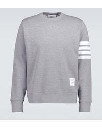 Thom Browne - Sweatshirt 4-Bar aus Baumwolle - Lyst