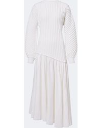 Bottega Veneta - Asymmetric Midi Dress - Lyst
