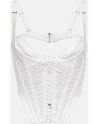 Dion Lee - Lace-up Corset Top - Lyst