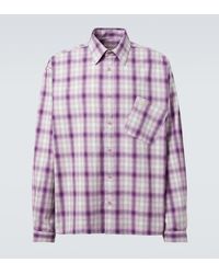 ERL - Checked Cotton Shirt - Lyst