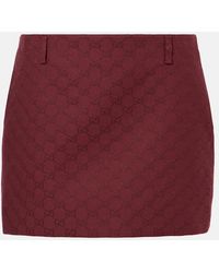 Gucci - Original Gg Canvas Mini Skirt - Lyst