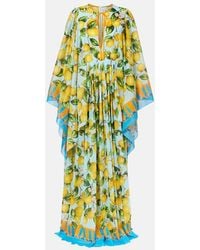 Dolce & Gabbana - Taormina Printed Cotton Kaftan - Lyst