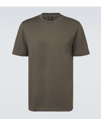 Brioni - Cotton Jersey T-Shirt - Lyst