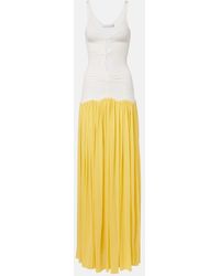 Christopher Esber - Verner Cutout Lace-Trimmed Jersey Maxi Dress - Lyst