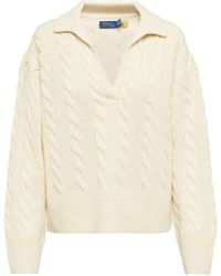 Polo Ralph Lauren Pullover in lana e cashmere - Neutro