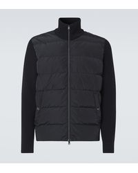 Herno - Chaqueta De Plumas Con Ribete De Lana - Lyst