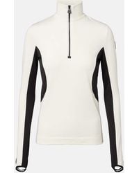 Moncler - Top De Esqui Con Media Cremallera - Lyst