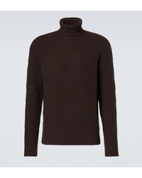 Prada - Wool And Cashmere Turtleneck Sweater - Lyst