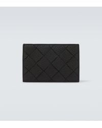 Bottega Veneta - Intrecciato Leather Card Holder - Lyst