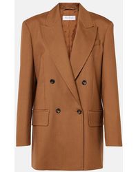 Max Mara - Palanca Wool And Silk-Blend Blazer - Lyst