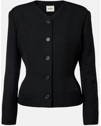 KHAITE - Chaqueta Nara De Lana - Lyst