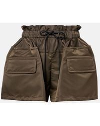 Sacai - Technical Twill Shorts - Lyst