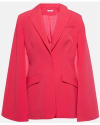 Safiyaa - Hadley Caped Blazer - Lyst