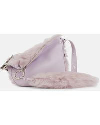 Burberry - Knight Small Leather Crossbody Bag - Lyst