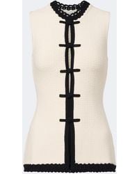 Posse - Hattie Crochet-Trimmed Top - Lyst