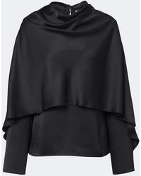 Rohe - Caped Satin Top - Lyst