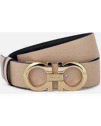 Ferragamo - Gancini Reversible Leather Belt - Lyst