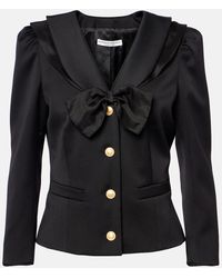 Alessandra Rich - Virgin Wool Jacket - Lyst