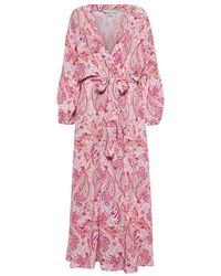 Melissa Odabash - Cafetan Long Gabby Imprime - Lyst