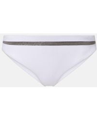 Brunello Cucinelli - Monili Bikini Bottoms - Lyst