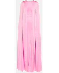 Alex Perry - Bentley Satin Crepe Gown - Lyst
