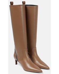 Brunello Cucinelli - Leather Knee-high Boots - Lyst