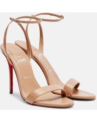 Christian Louboutin - Miss Z 100 Leather Sandals - Lyst