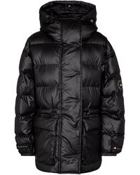 Adidas By Stella Mccartney Long Puffer Jacket In Black Lyst