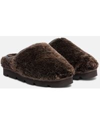 Brunello Cucinelli - Fur Slippers - Lyst