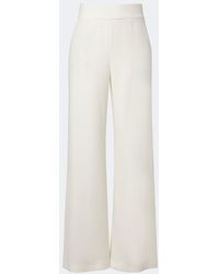 Eleventy - Wool And Cashmere Wide-Leg Pants - Lyst