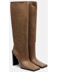 Alaïa - Leather Knee-High Boots - Lyst