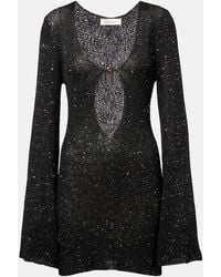 Bananhot - Rey Cutout Crochet Minidress - Lyst