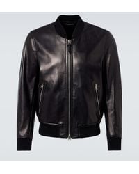 Tom Ford - Bomberjacke Aus Leder - Lyst