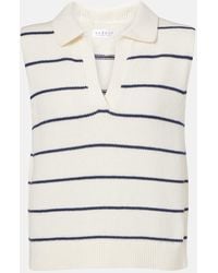 Velvet - Nayla Cotton And Cashmere Sweater Vest - Lyst