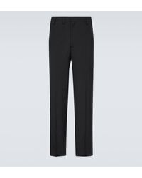 Visvim - Dalton Wool And Linen Straight Pants - Lyst