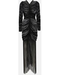 Khaite - Guisa Fringed Silk-blend Maxi Dress - Lyst
