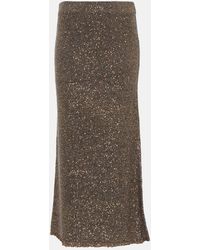 Altuzarra - Dione Sequin-Embellished Midi Skirt - Lyst