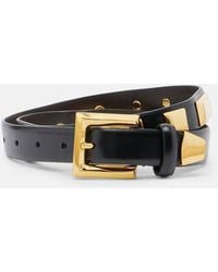 Nour Hammour - Josephine Studded Leather Belt - Lyst