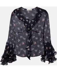 Dorothee Schumacher - Airy Daydream Floral Georgette Blouse - Lyst